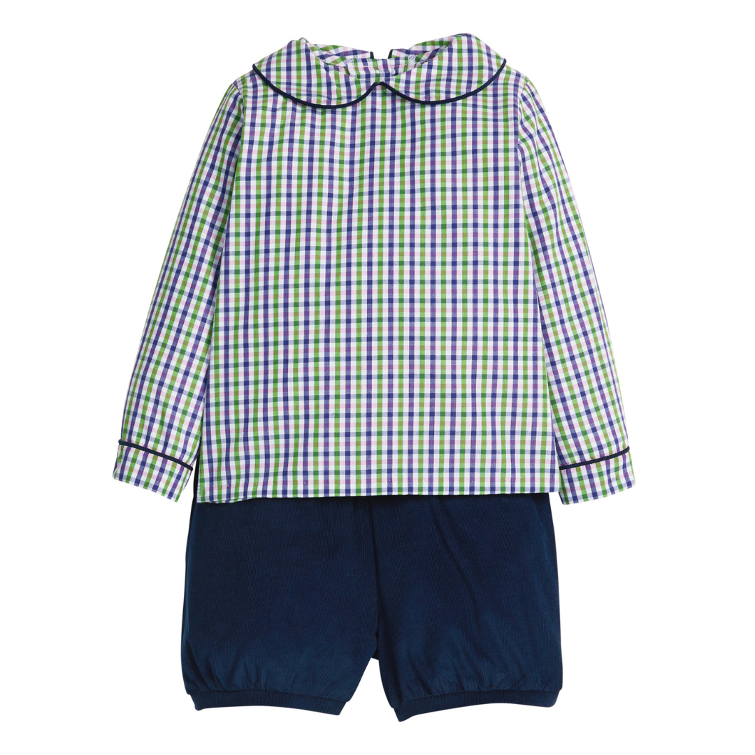 Little English Nottingham Short Set, Coventry Plaid