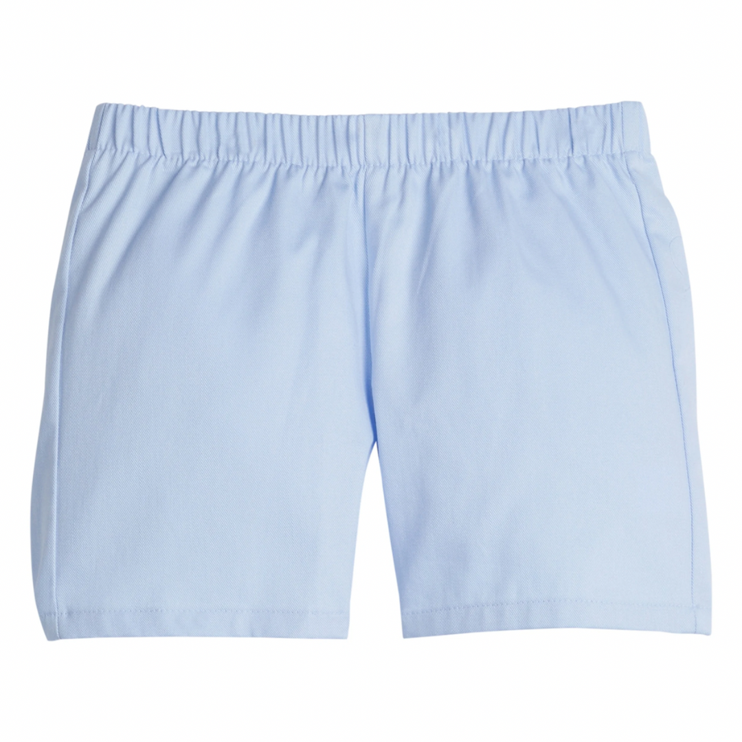 Little English Basic Short, Breeze Blue Twill