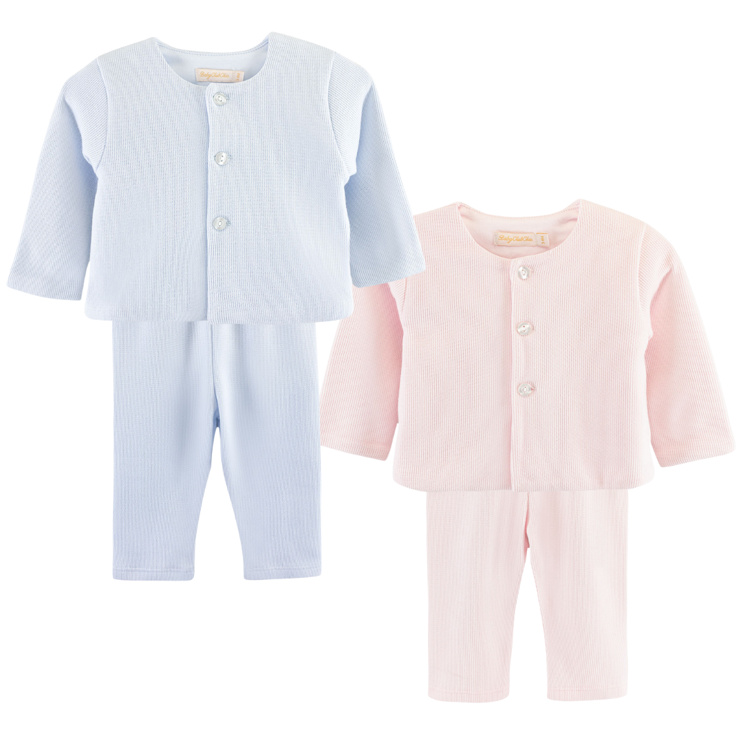 Baby Club Chic English Knot Cardigan with Pants Set