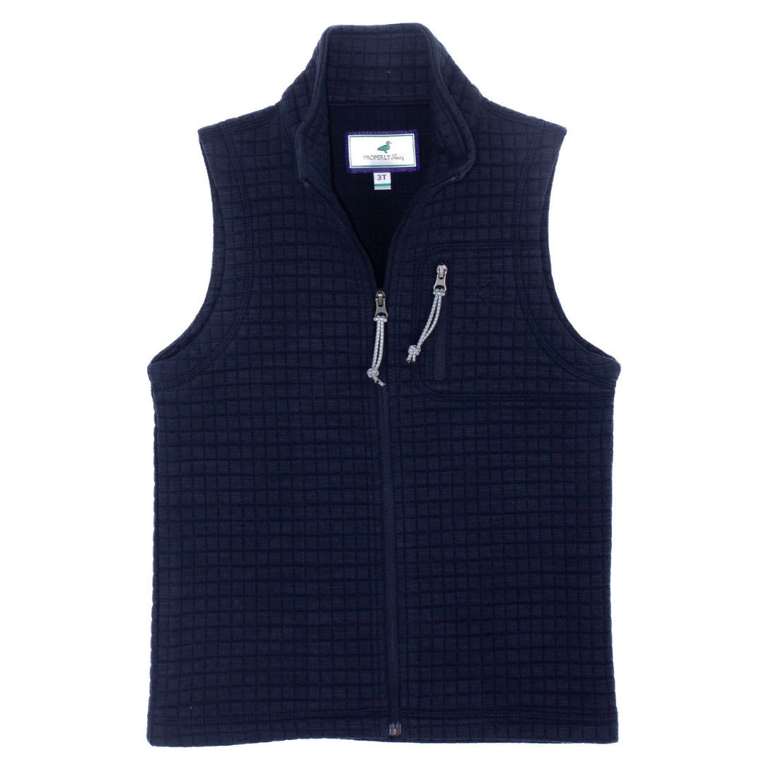 Properly Tied Delta Vest, Navy