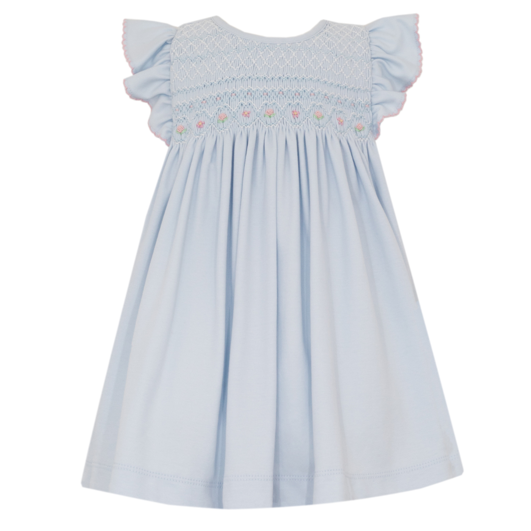 Petit Bebe Camila Light Blue Knit Dress