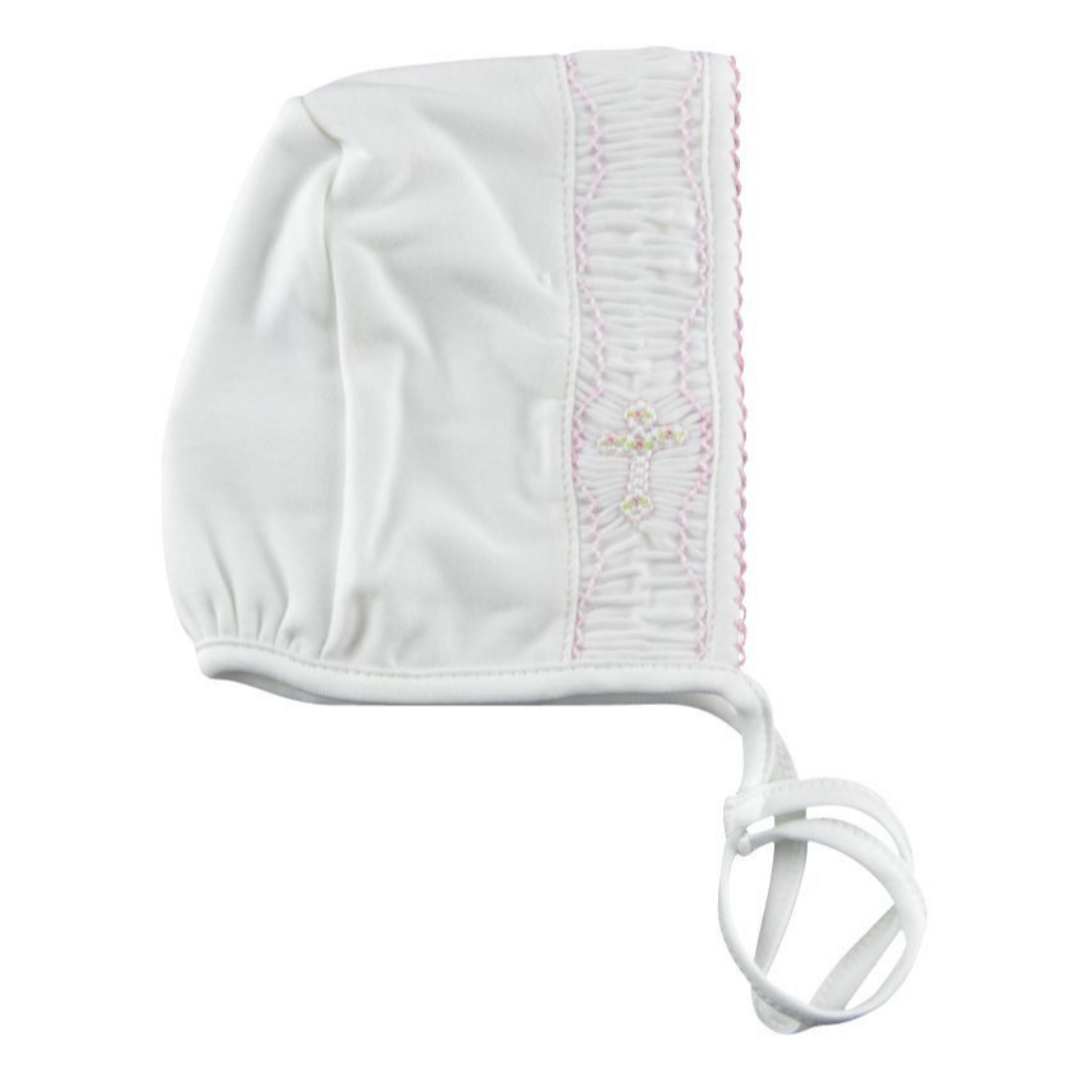 Baby Threads Girl Crosses Bonnet