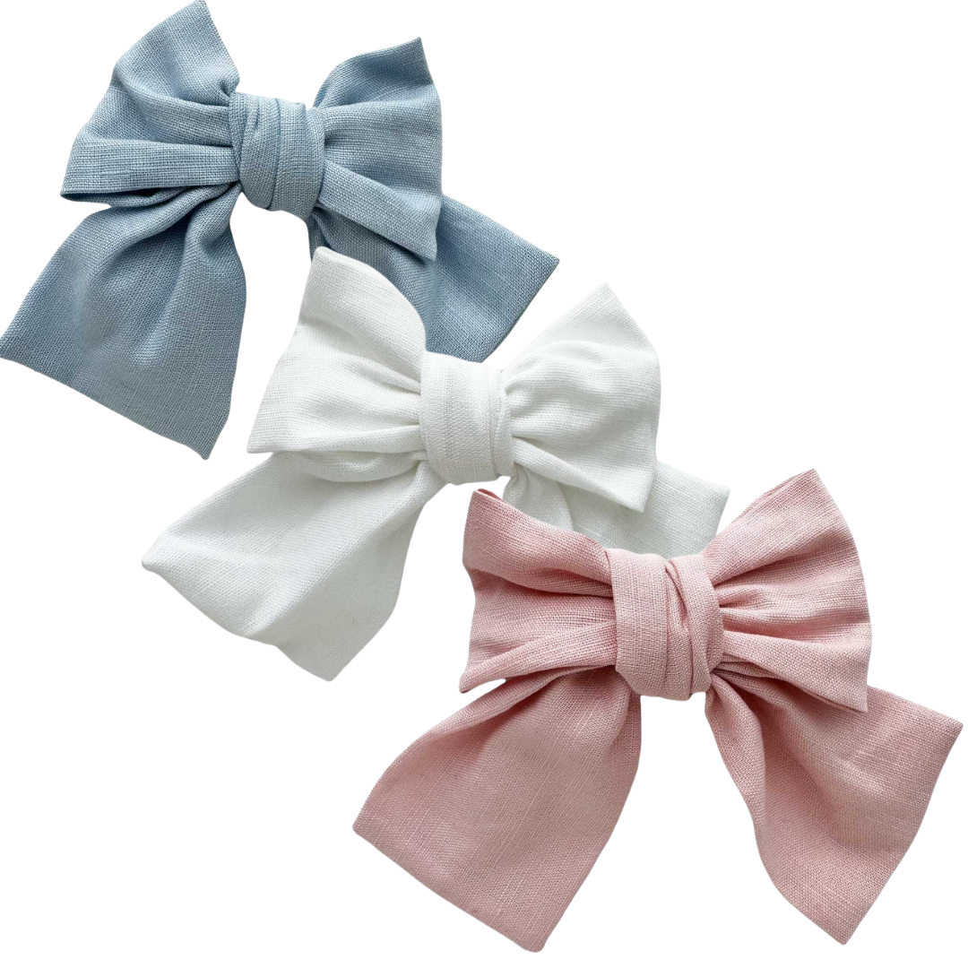 Eva's House Linen Sailor Bow