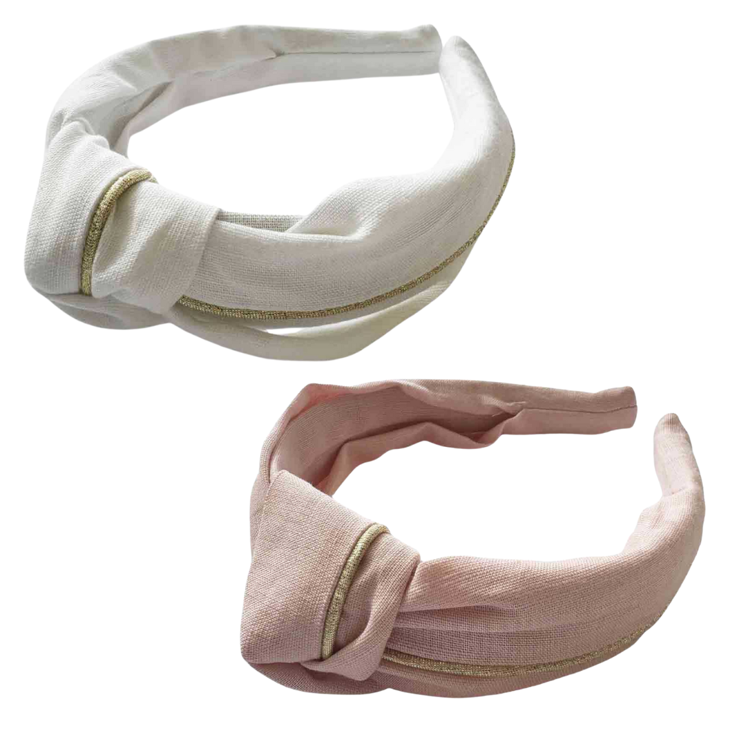 Eva's House Linen Knotted Headband