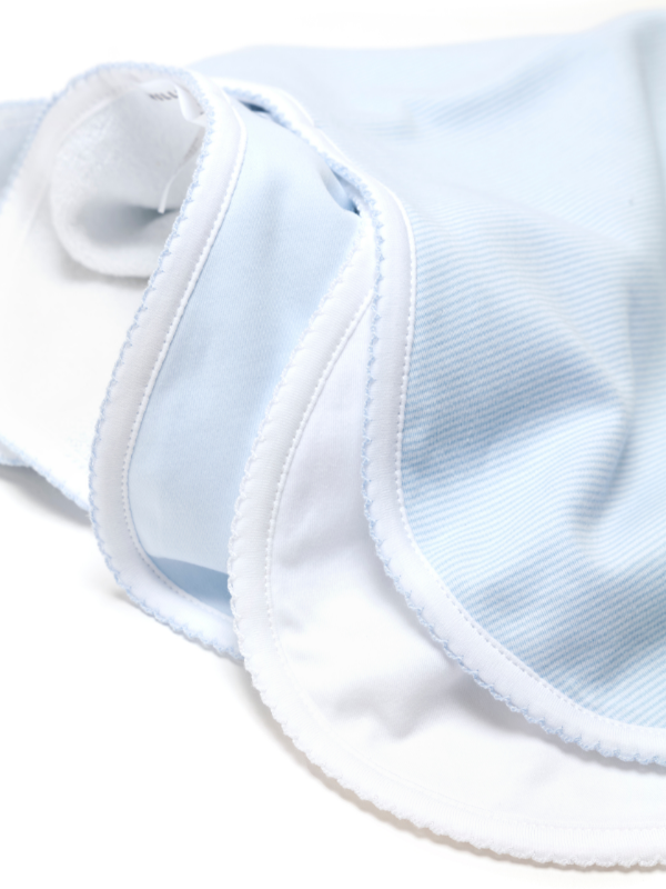 Milly Marie Baby Boy Blue Stripe Burp Cloth