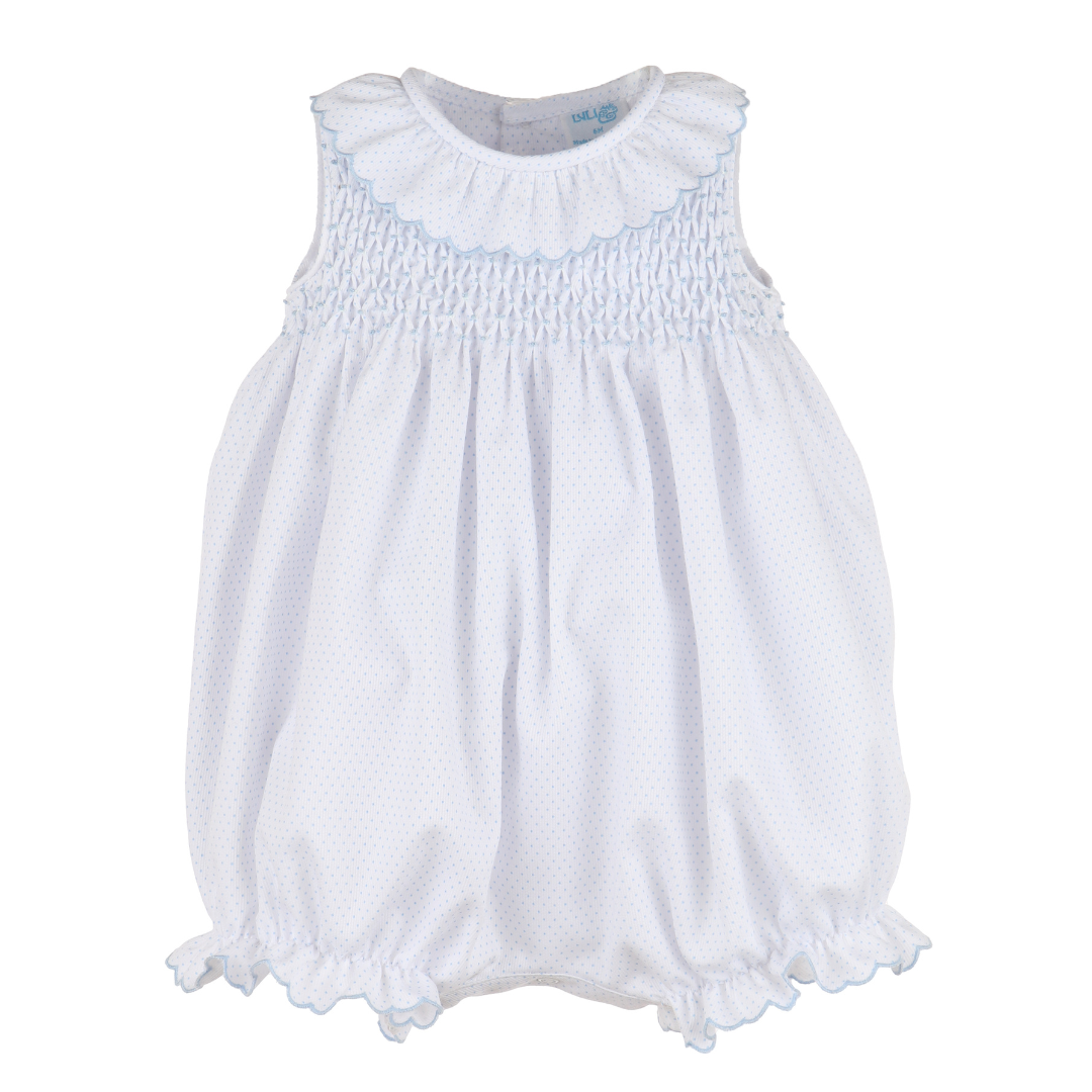 Luli & Me Honeycomb Dotted Bubble, Blue