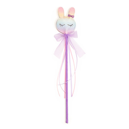 Sweet Wink Pastel Rainbow Easter Bunny Wand