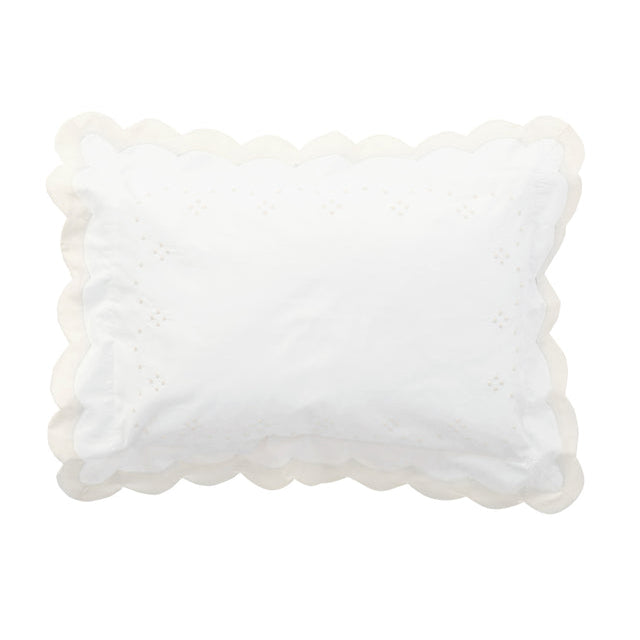 Proper Peony Ecru Boudoir Sham and Pillow