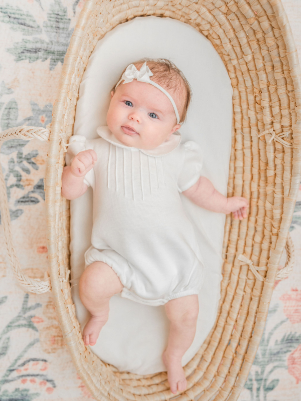 Milly Marie White Special Knit Bubble