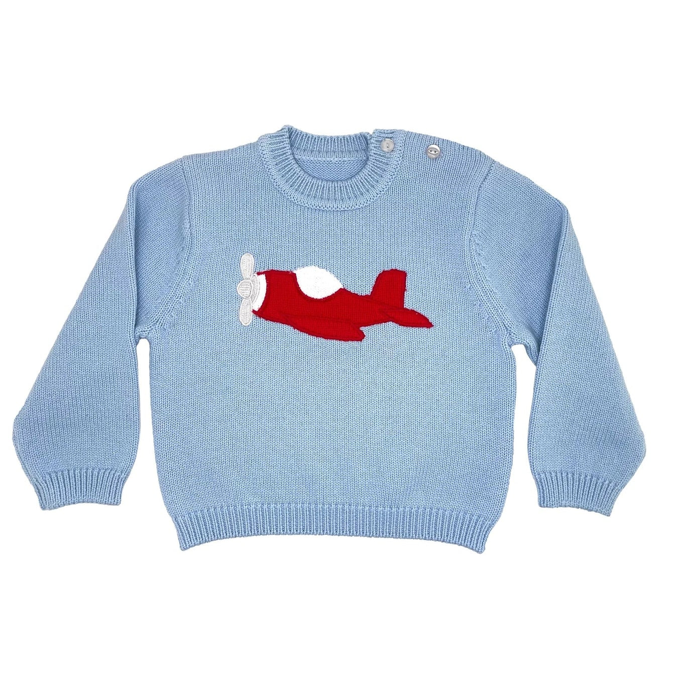 Zubels Airplane Applique Sweater