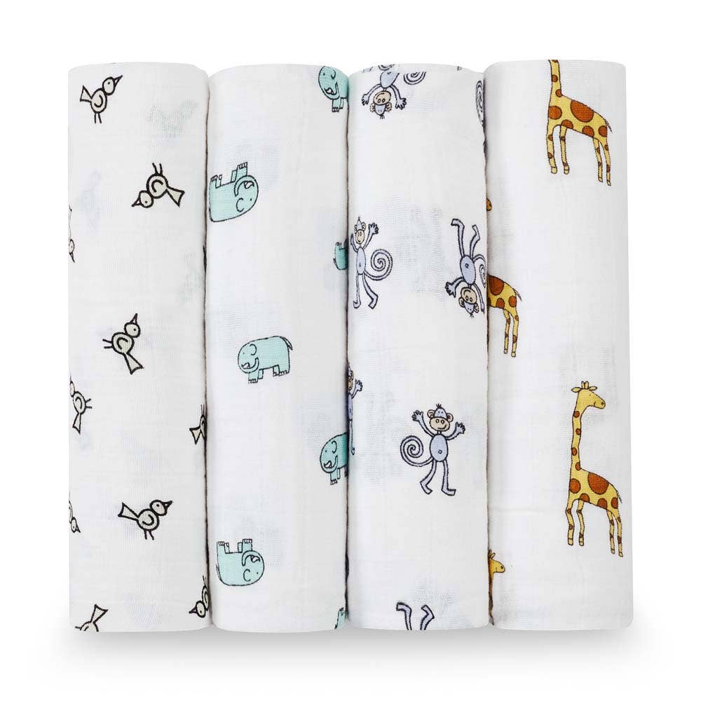 Aden & Anais Jungle Jam Classic Swaddles