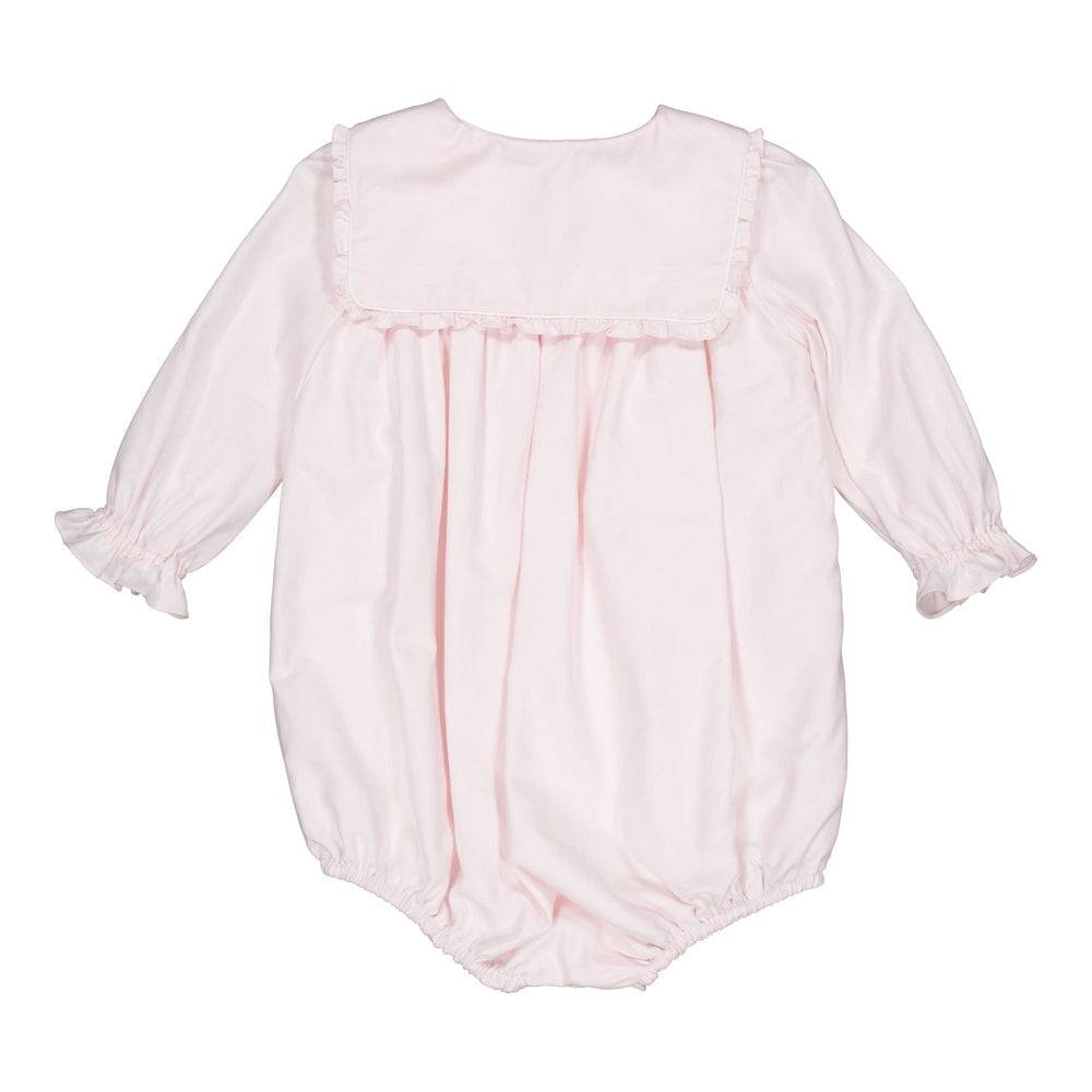 Kidiwi Ambroisinette Smocked Romper in Pale Pink