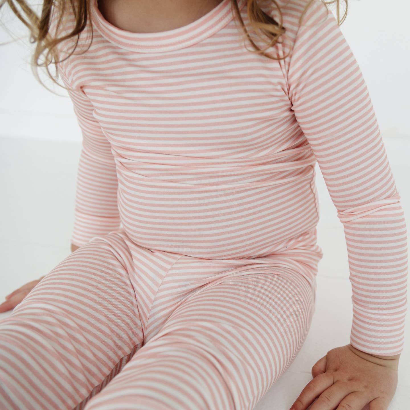 Motette Peony Stripe Bamboo Pajama Set