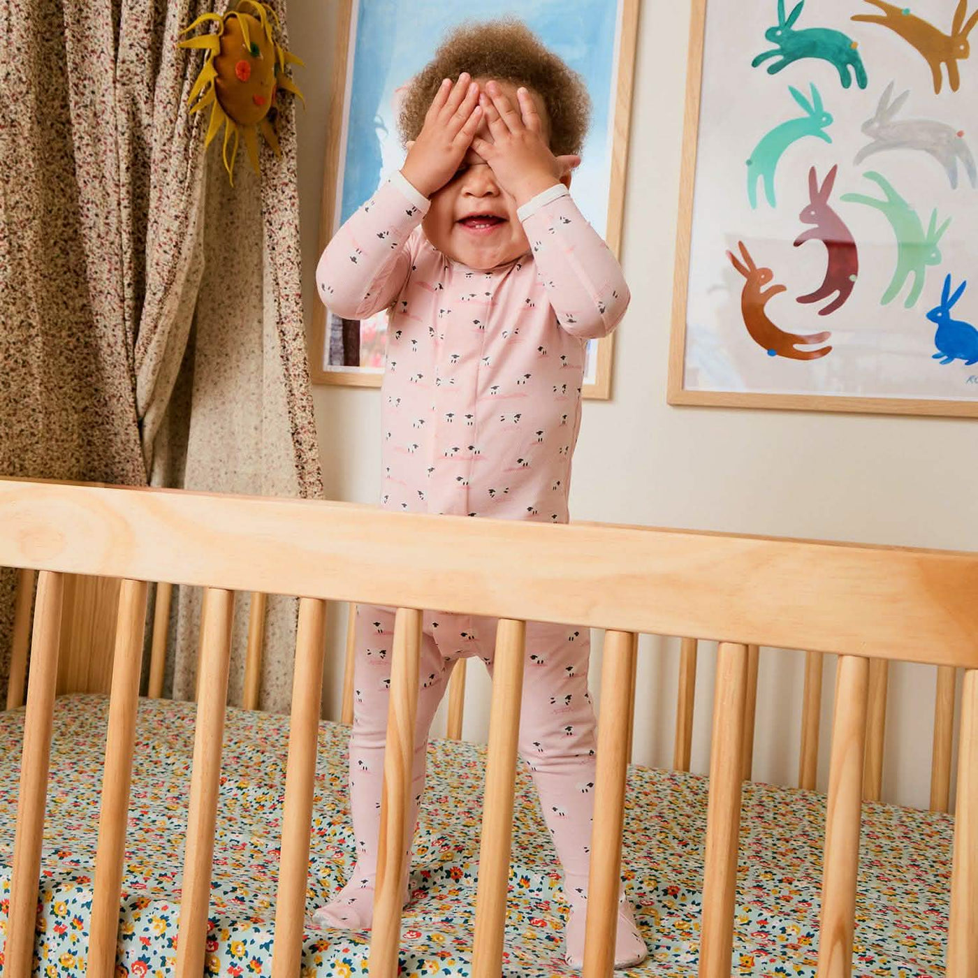 Magnetic Me Baa Baa Baby Pink Modal Footie