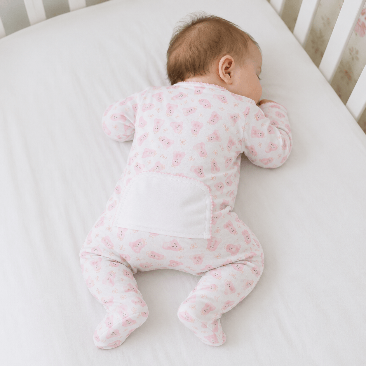 Magnolia Baby Baby Boo Print Zip Footie