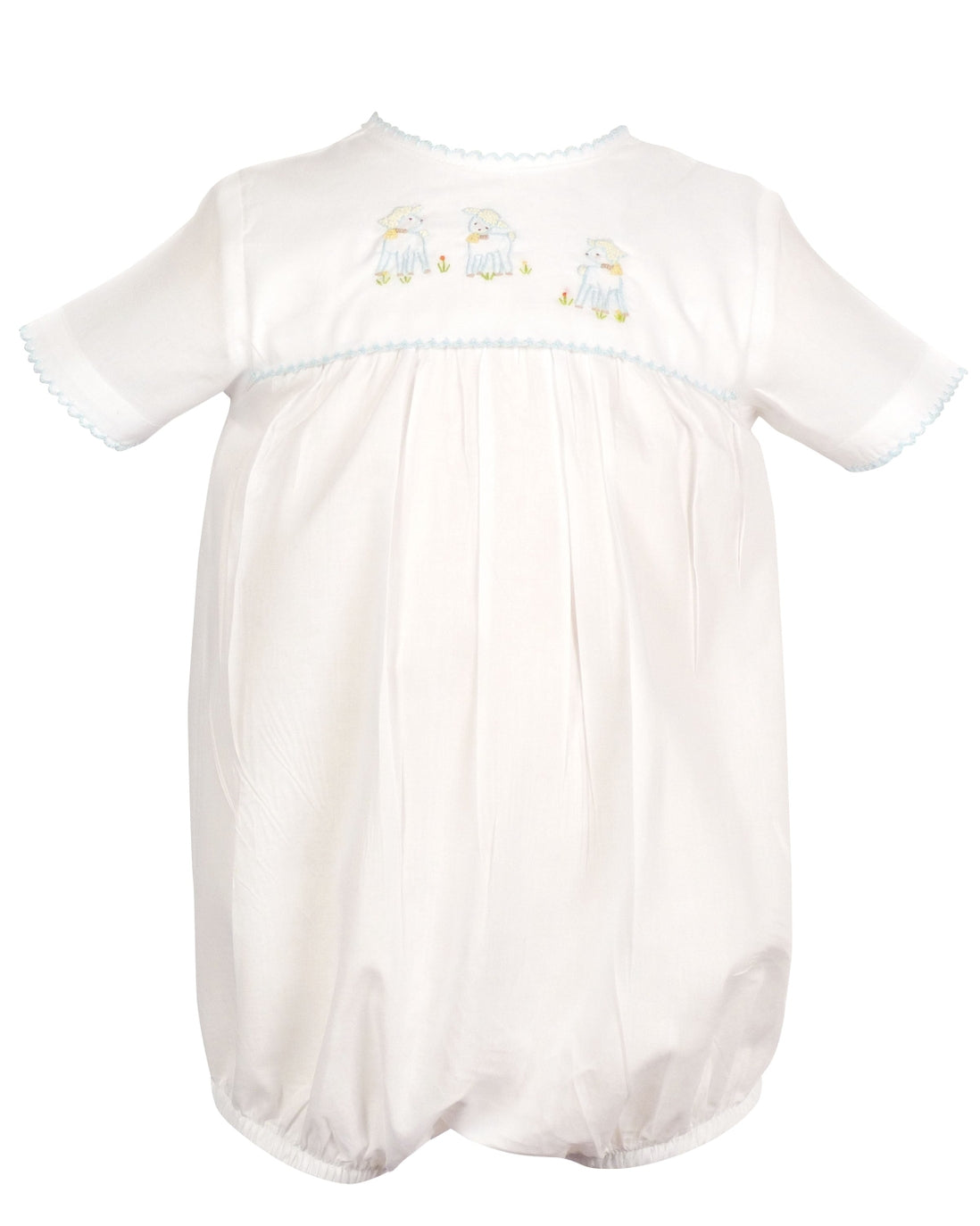 Yellow Lamb Lambikins Woven Bubble