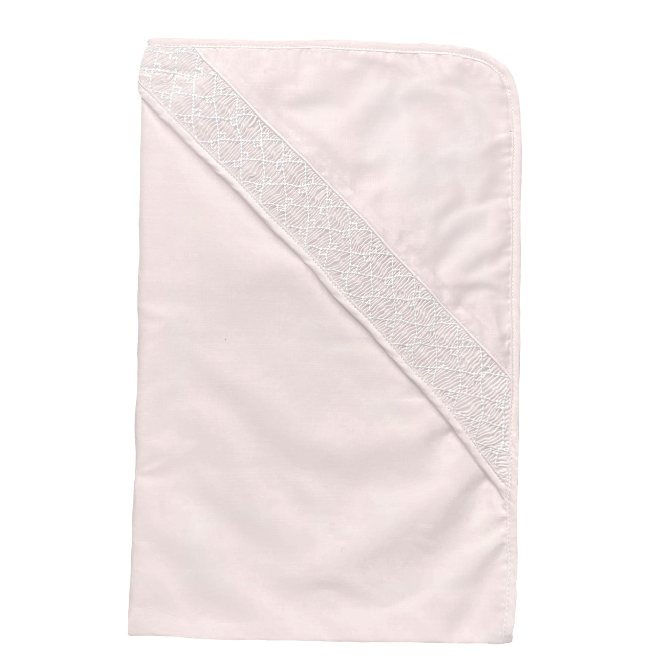 Petit Ami Neutral Smocked Blanket