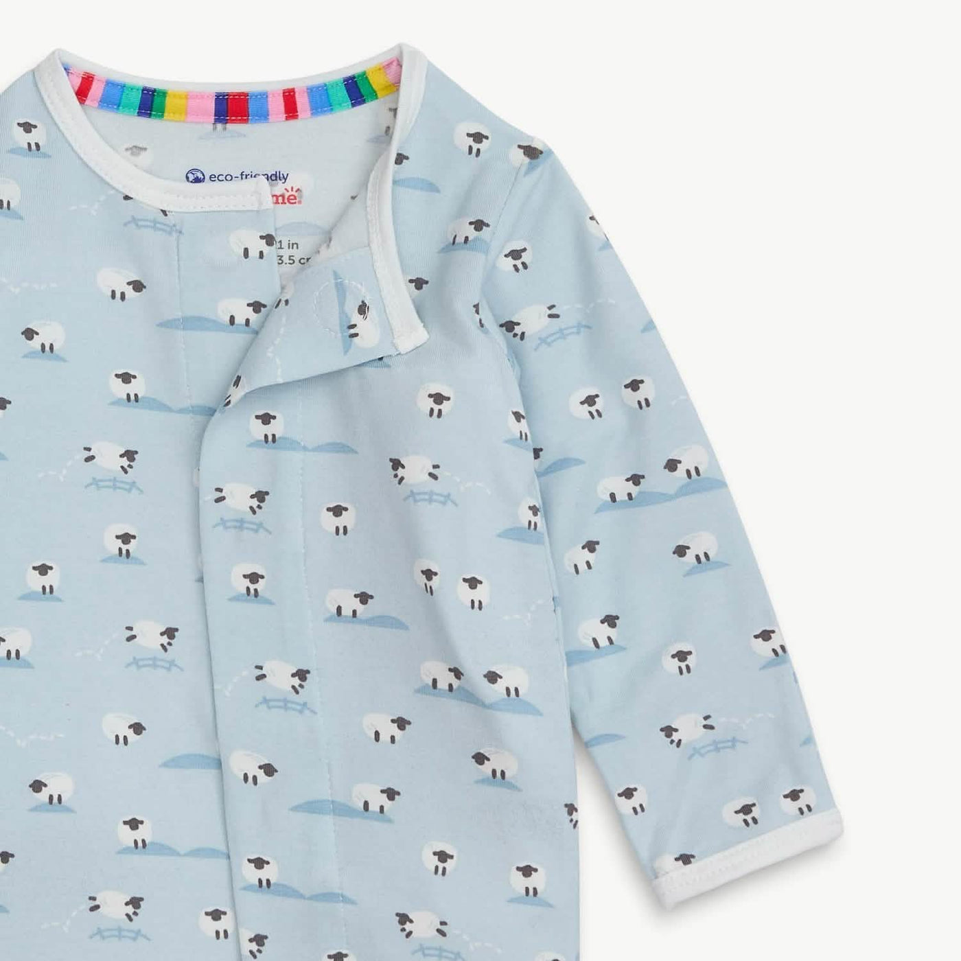 Magnetic Me Baa Baa Baby Blue Modal Coverall