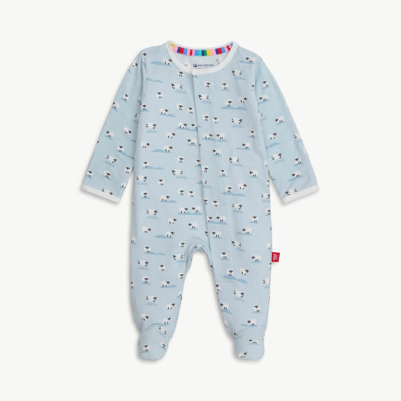 Magnetic Me Baa Baa Baby Blue Modal Footie