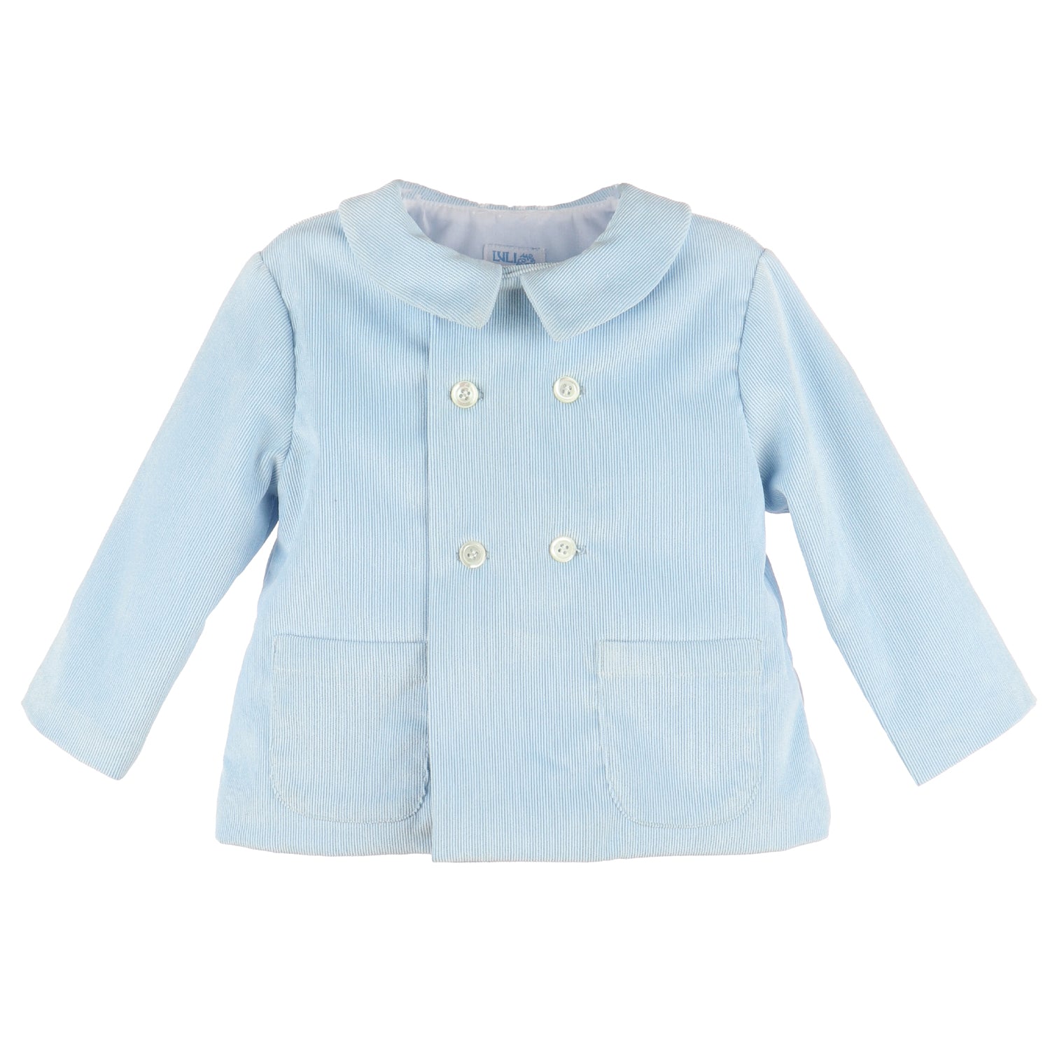 Luli & Me Corduroy Boy Jacket, Blue