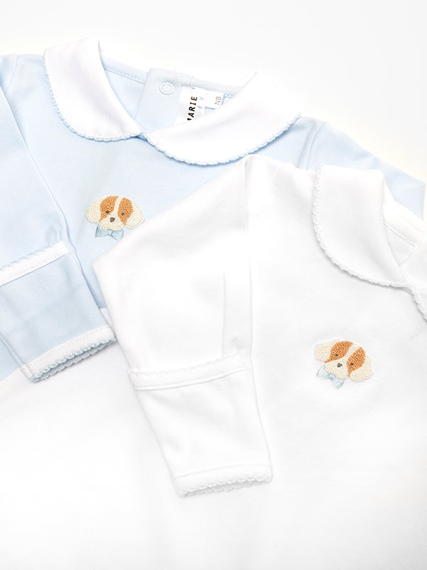 Milly Marie Baby Boy Spotted Puppy Day Gown
