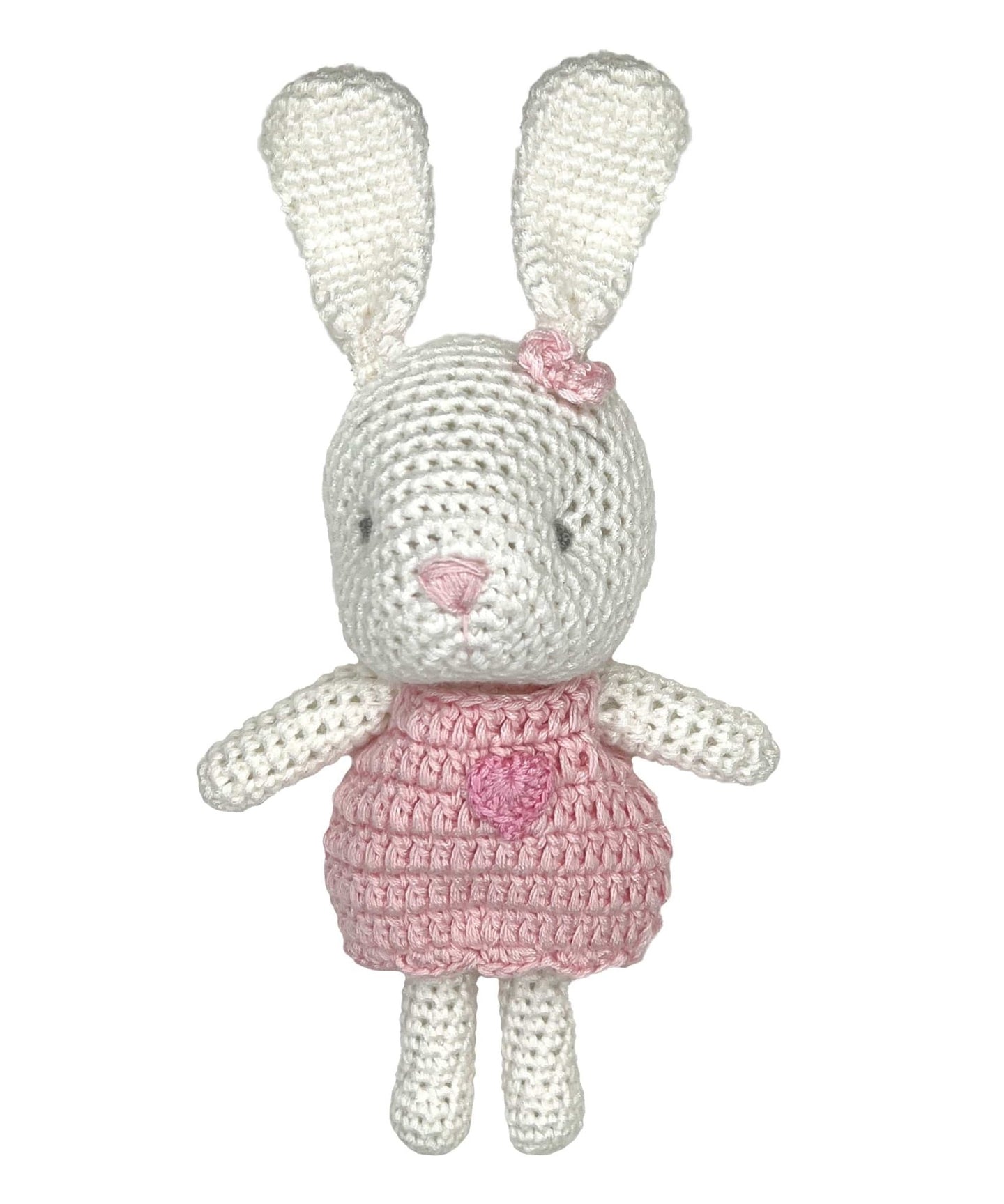 Zubels Bunny Bamboo Crochet Rattle