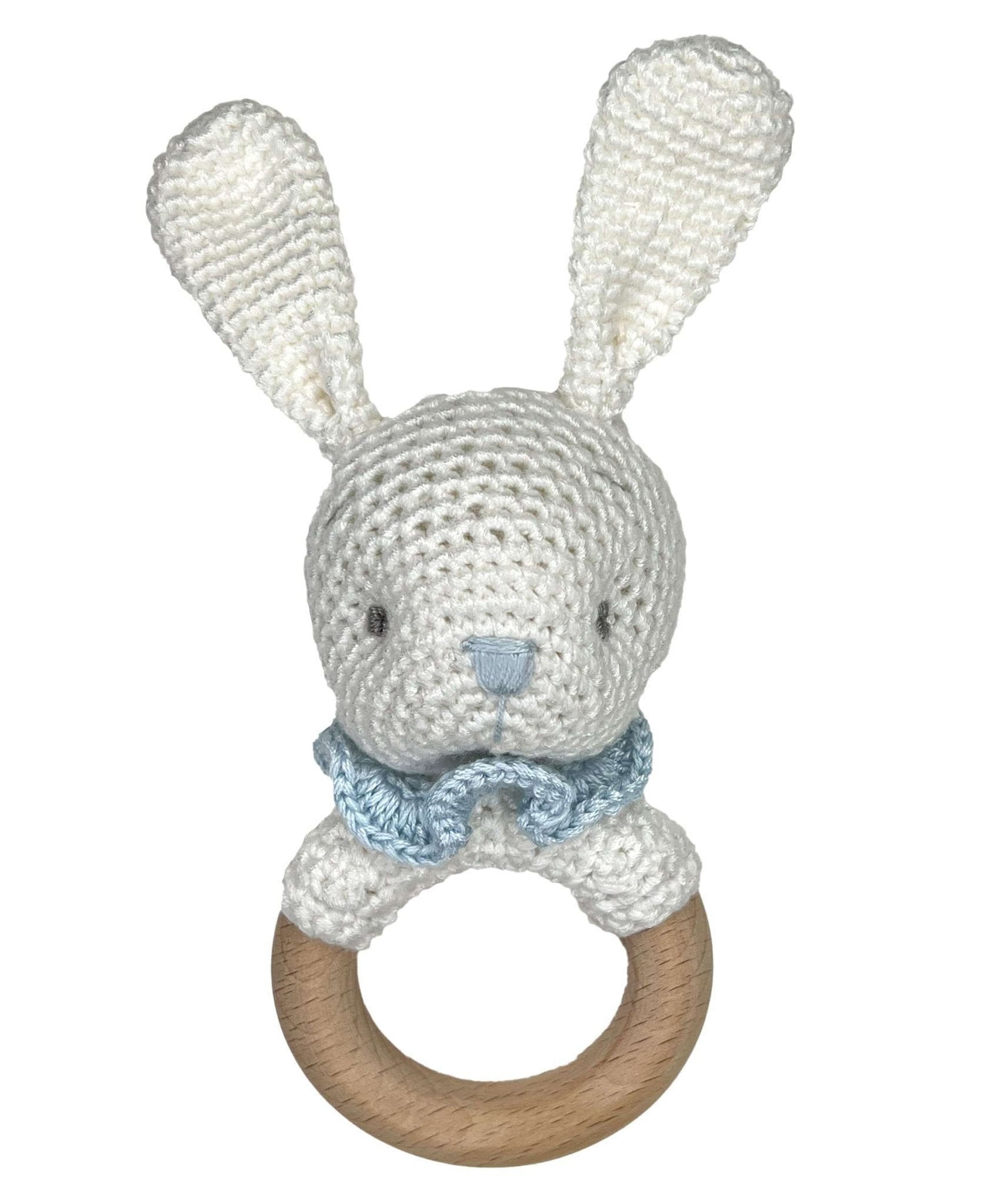 Zubels Crochet Bunny Ring Rattle