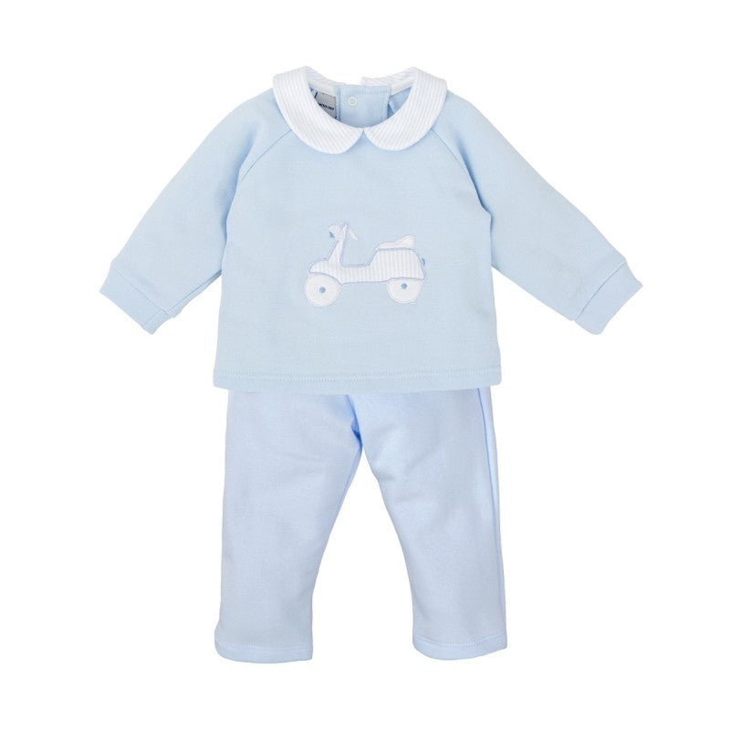 Babidu Blue Vespa Cotton Tracksuit