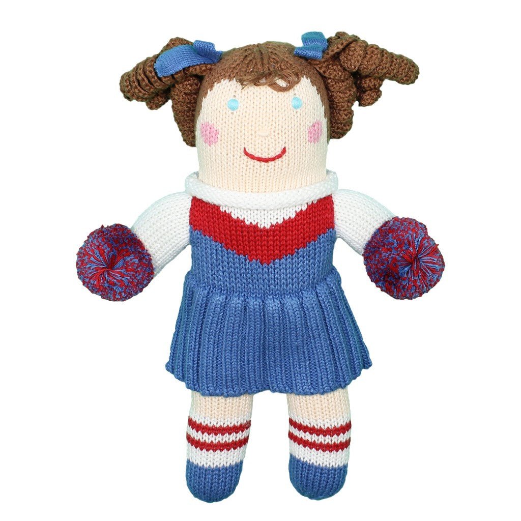 Zubels Cheerleader Knit Doll
