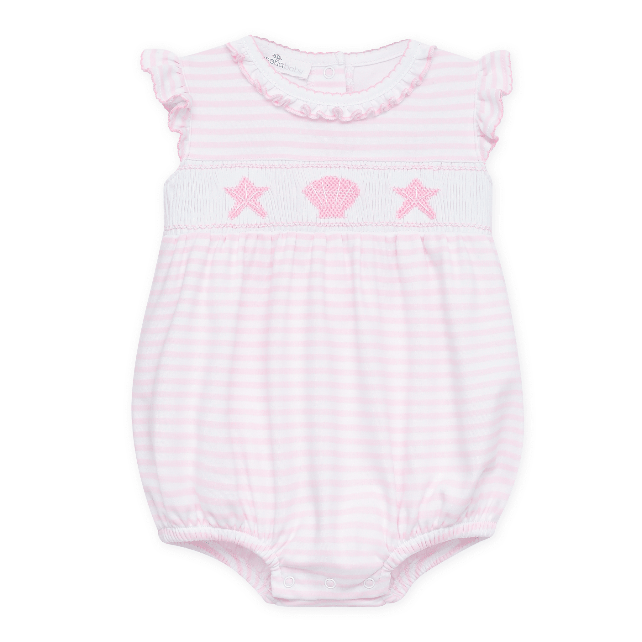 Magnolia Baby Coastal Treasures Smocked Bubble
