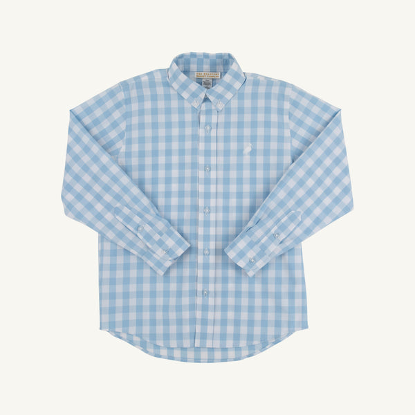 Beaufort Bonnet Dean's List Dress Shirt, Barrington Blue Check