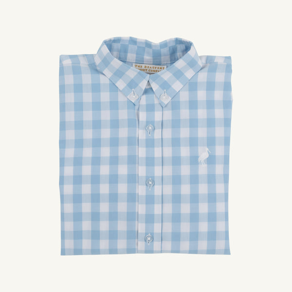 Beaufort Bonnet Dean's List Dress Shirt, Barrington Blue Check