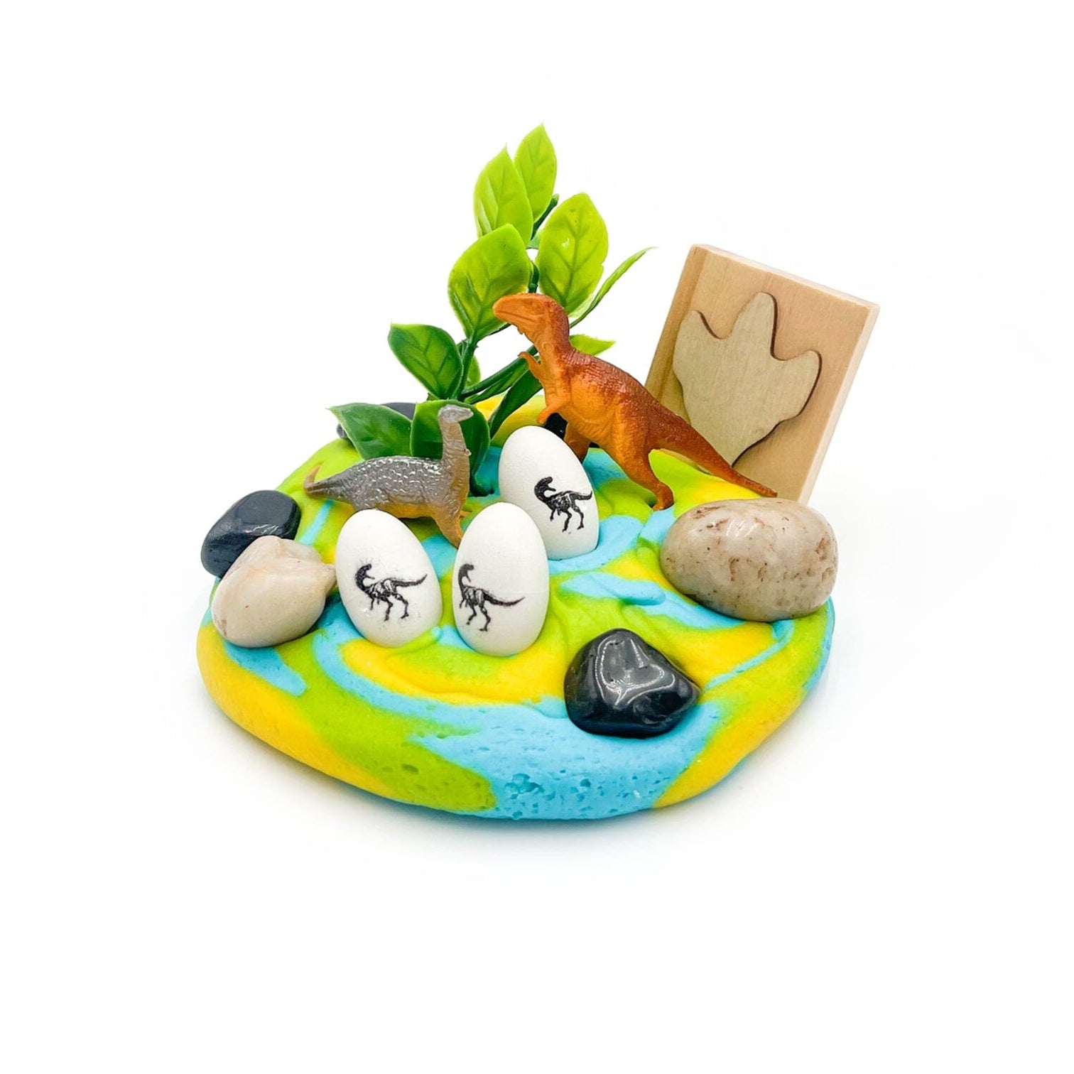 Young + Wild & Friedman Dinosaur Grab & Go Dough Jar