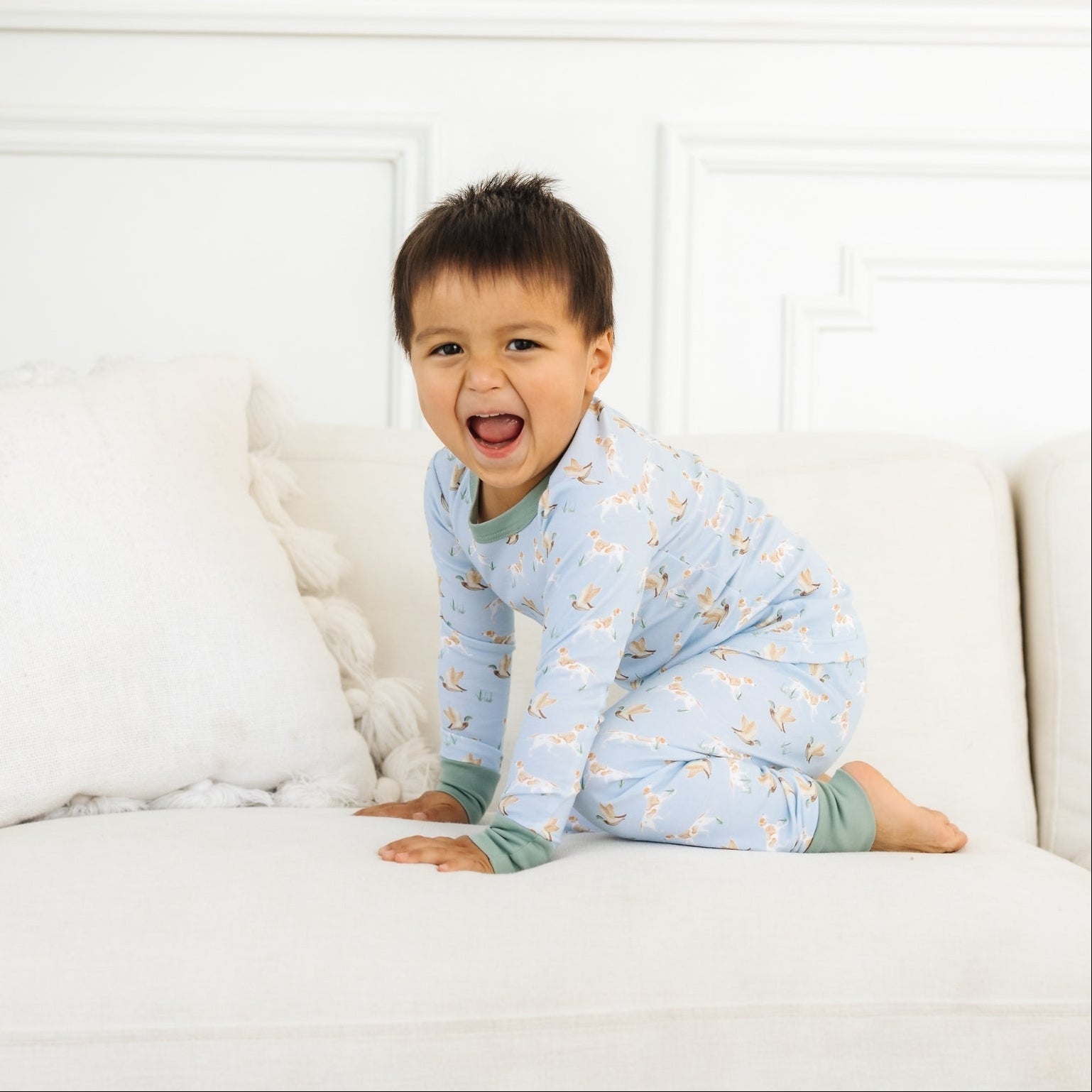Magnolia Baby Duck and Hound Long Pajamas