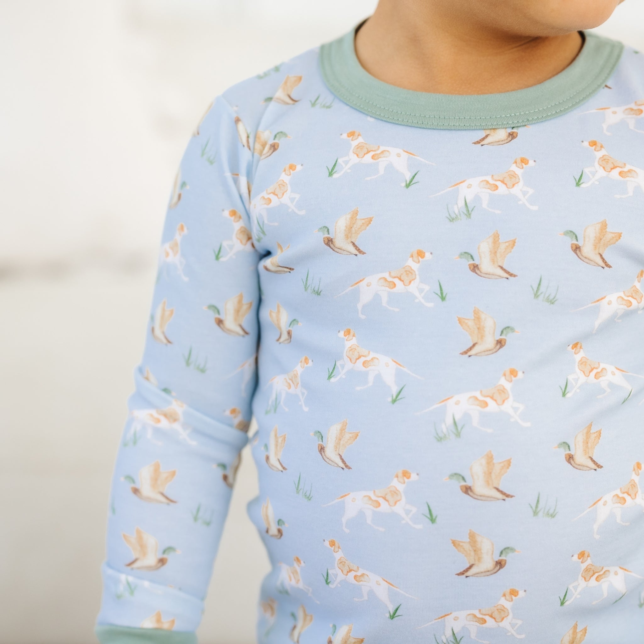 Magnolia Baby Duck and Hound Long Pajamas