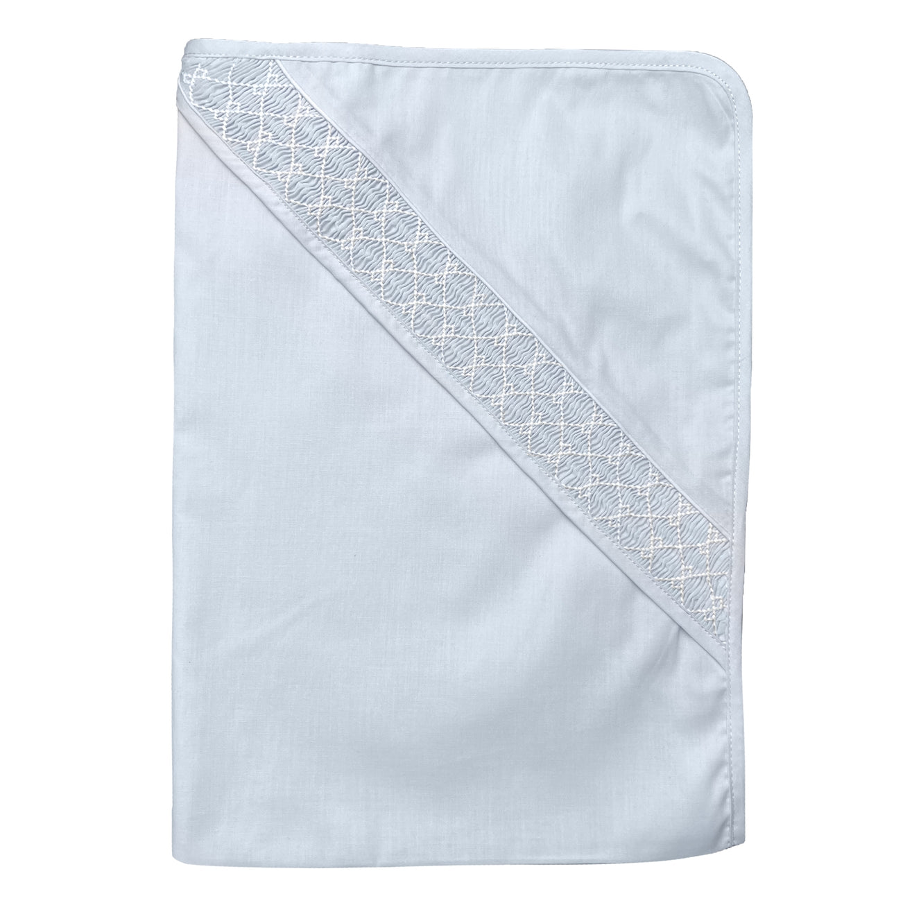 Petit Ami Neutral Smocked Blanket