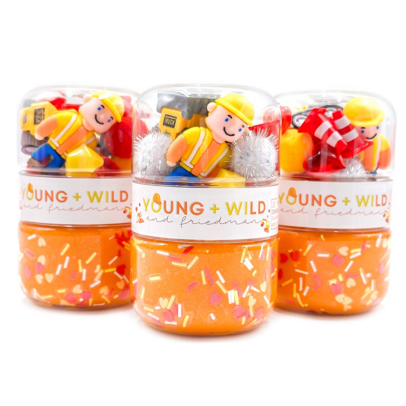 Young + Wild & Friedman Grab & Go Dough Jar, Loads of Love