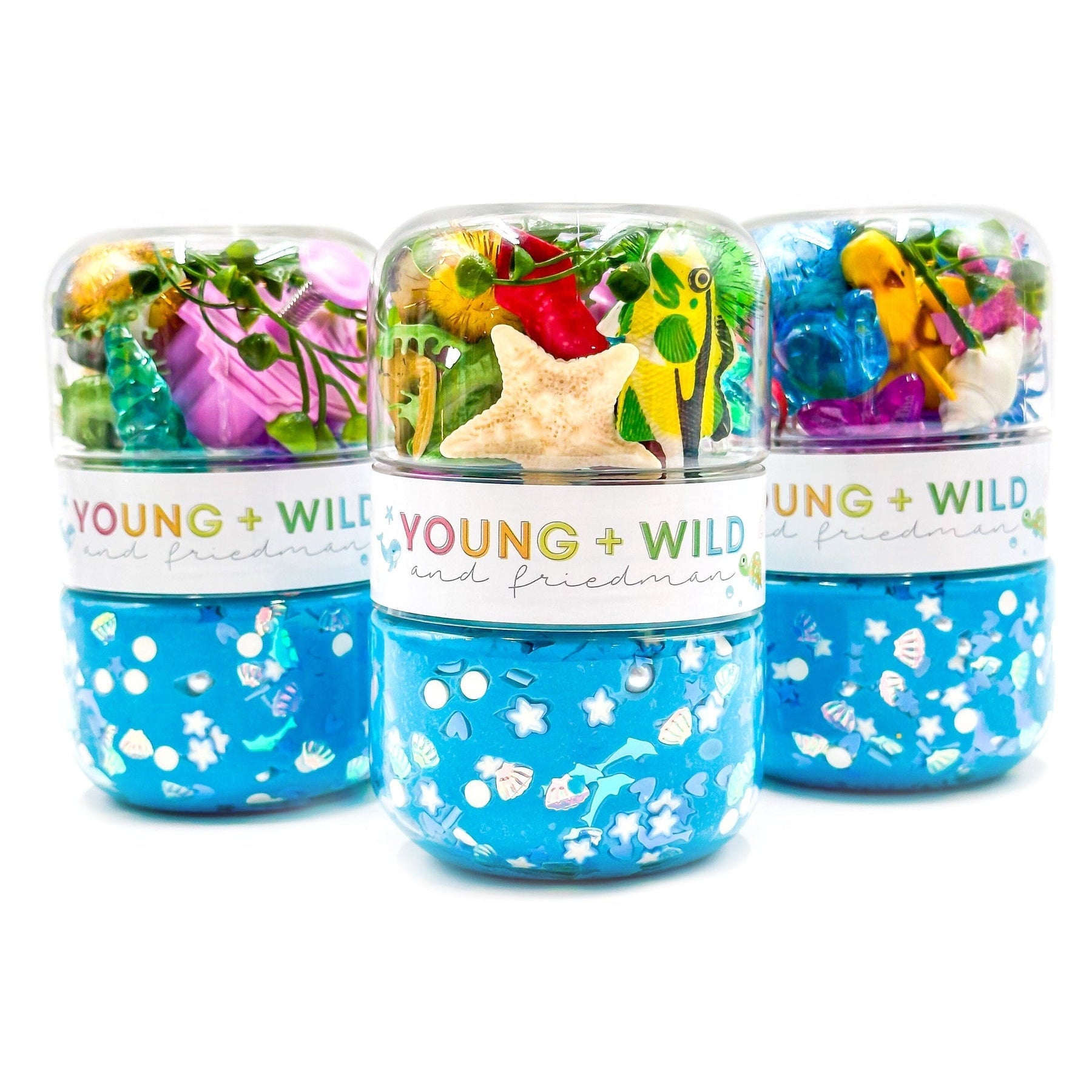 Young + Wild & Friedman Ocean Grab & Go Dough Jar