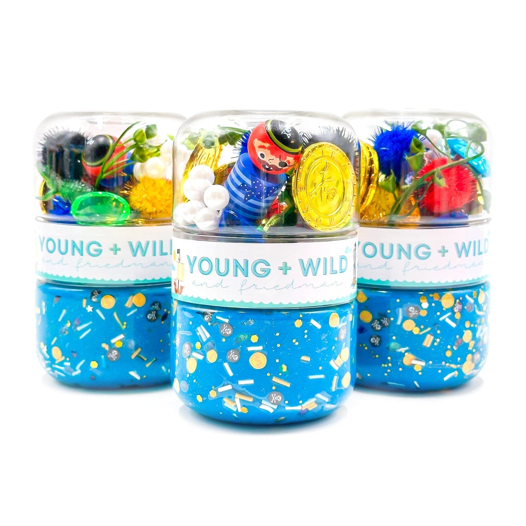 Young + Wild & Friedman Pirate Grab & Go Dough Jar