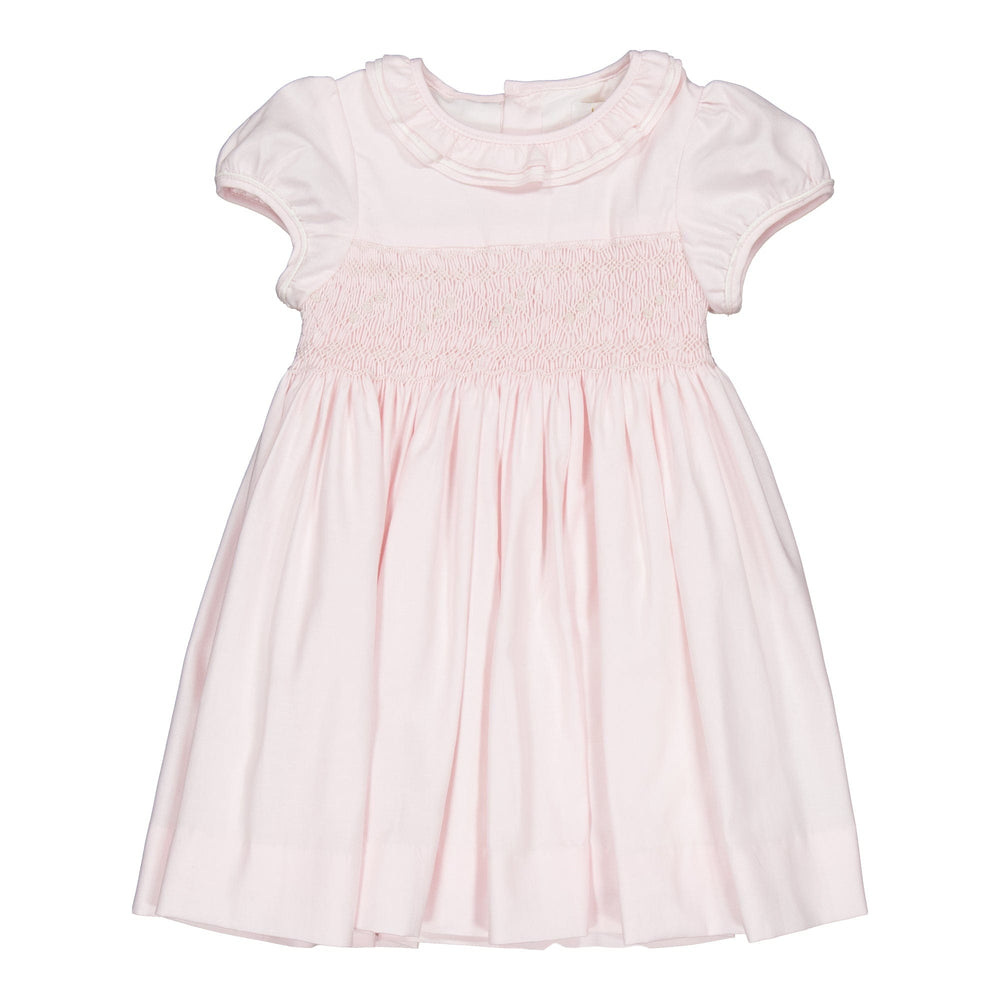 Kidiwi Hars Smocked Dress in Pale Pink