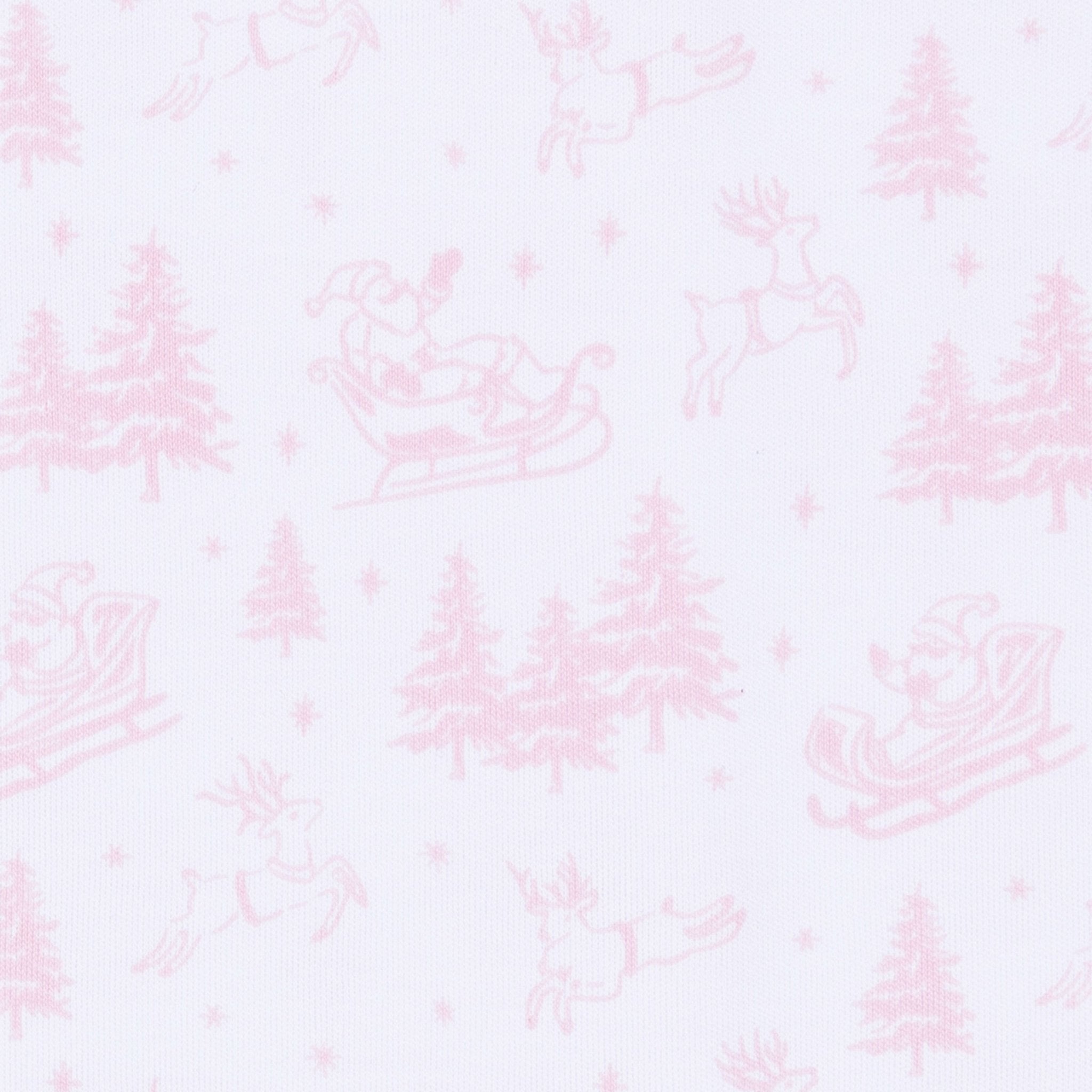 Magnolia Baby Holiday Toile Footie, Pink