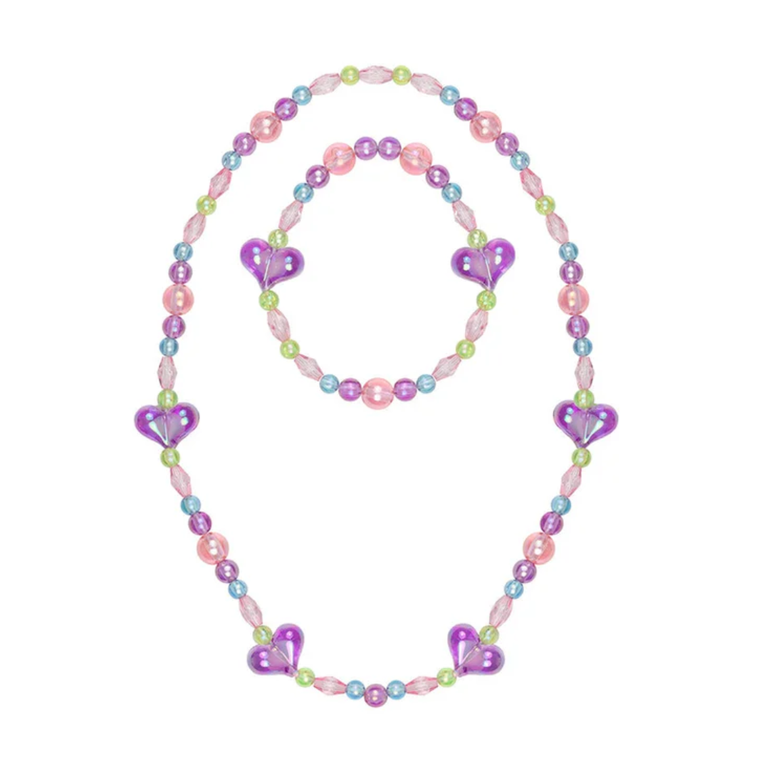 Creative Education My Heart Will Go On Necklace & Bracelet Set