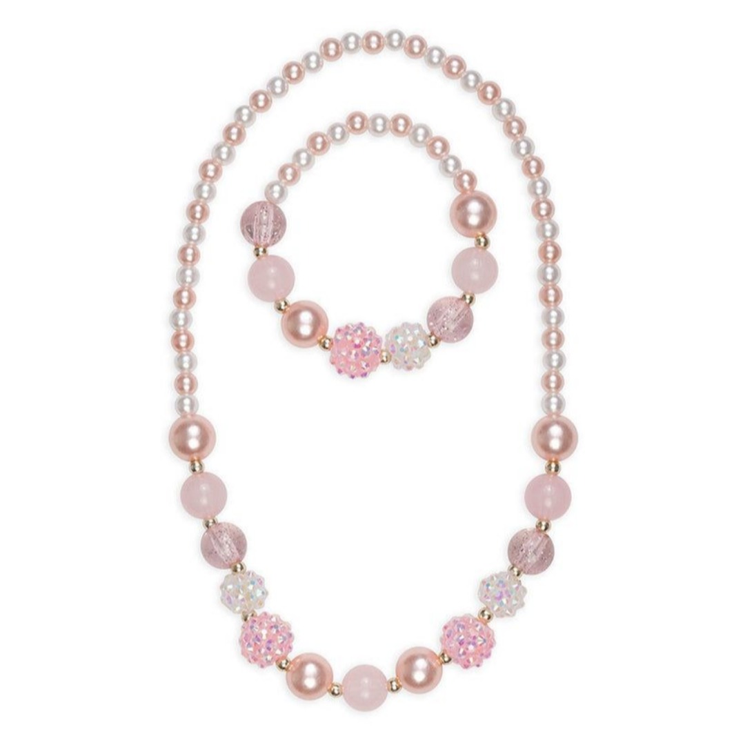 Creative Education Pinky Pearl Necklace & Bracelet