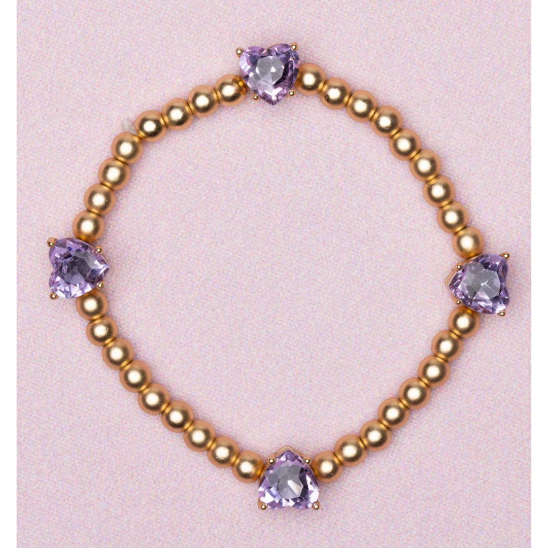 Creative Education Boutique Chic Amethyst Love Bracelet