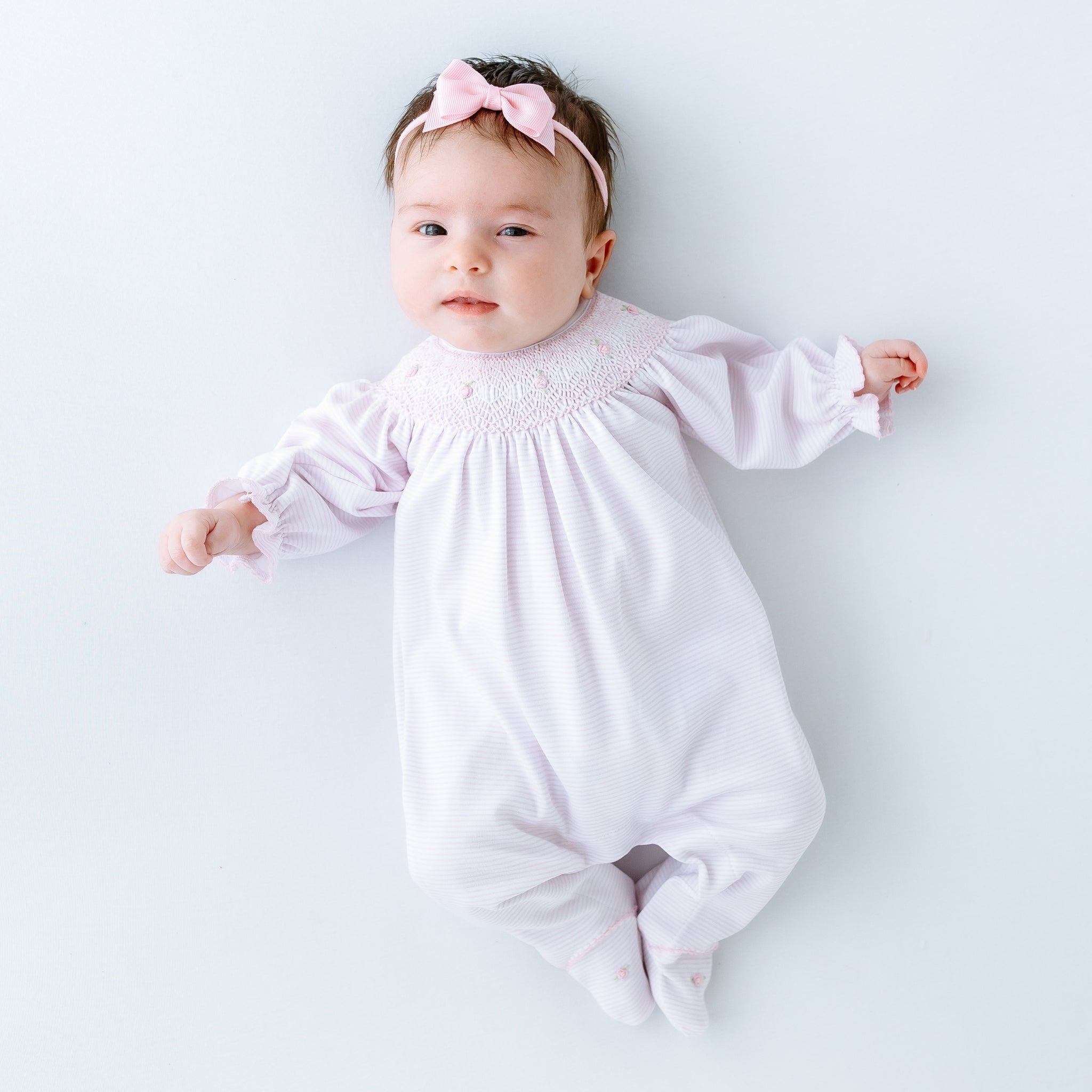 Magnolia Baby Pink Julia Bishop Footie