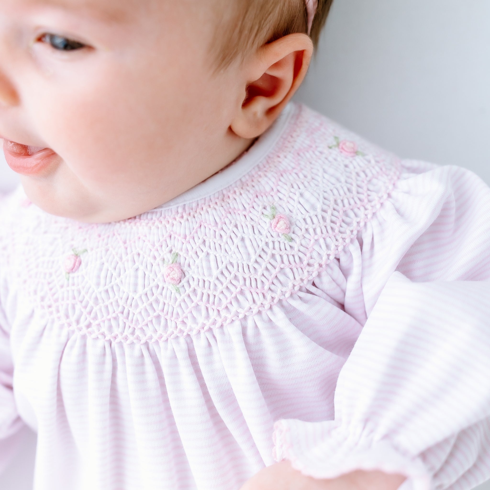 Magnolia Baby Pink Julia Bishop Footie