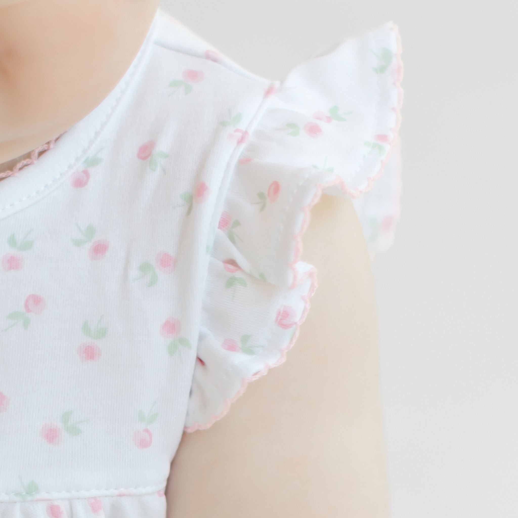 Magnolia Baby Juliette's Classics Pink Printed Flutters Bubble