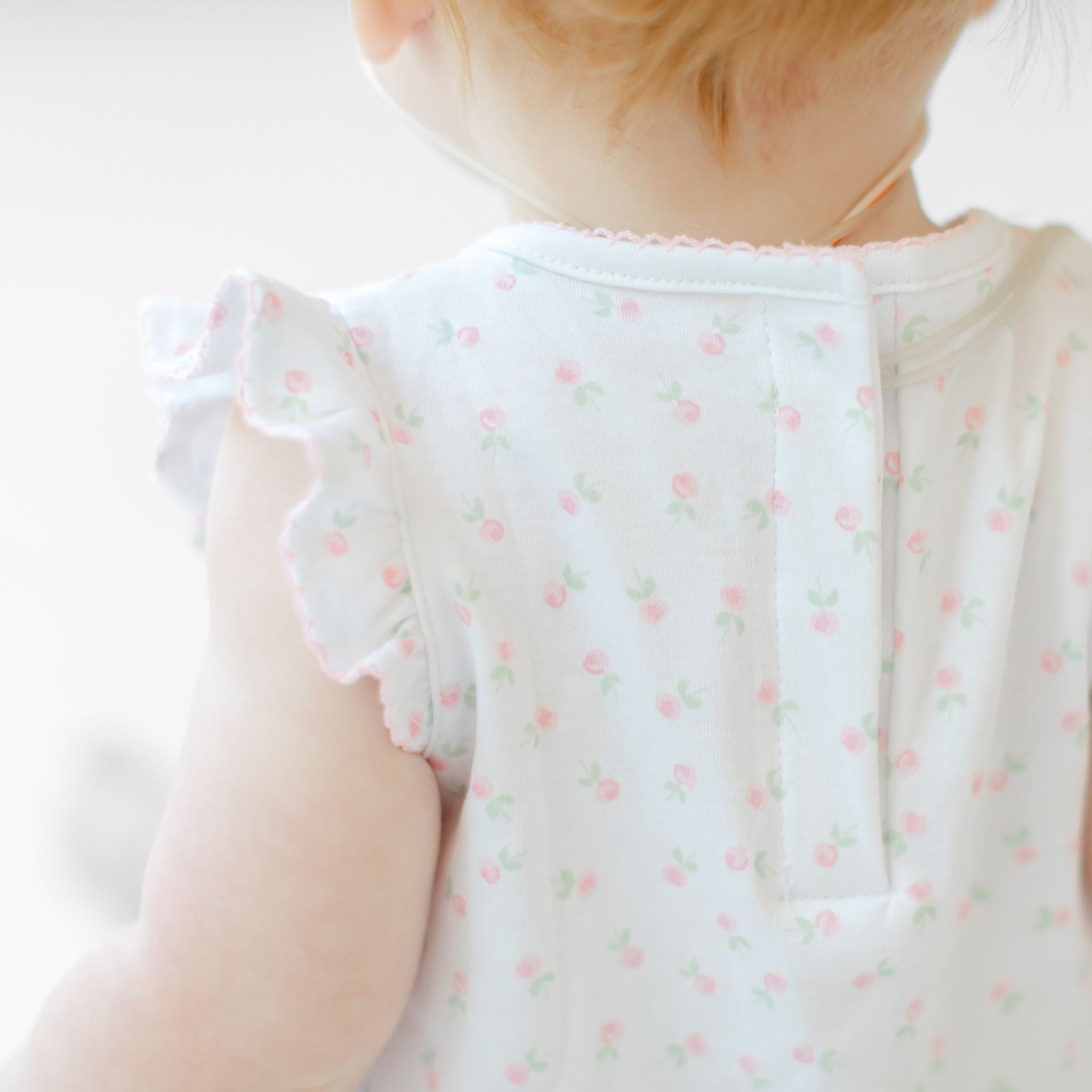 Magnolia Baby Juliette's Classics Pink Printed Flutters Bubble