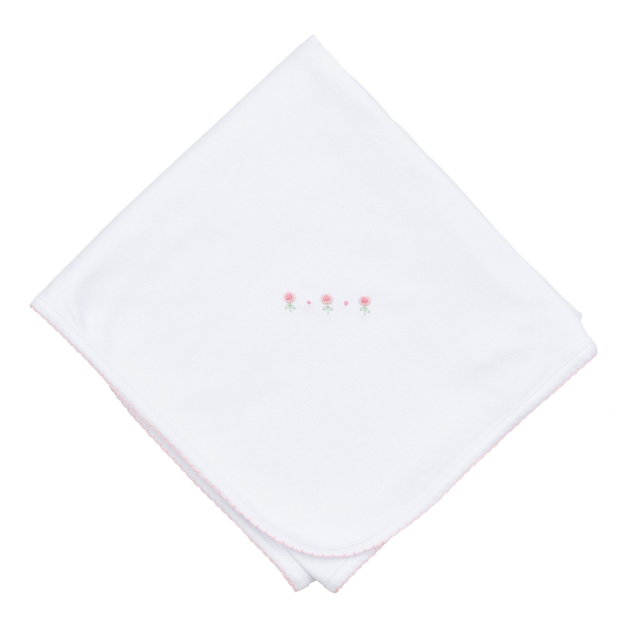 Magnolia Baby Juliette's Classics Pink Receiving Blanket