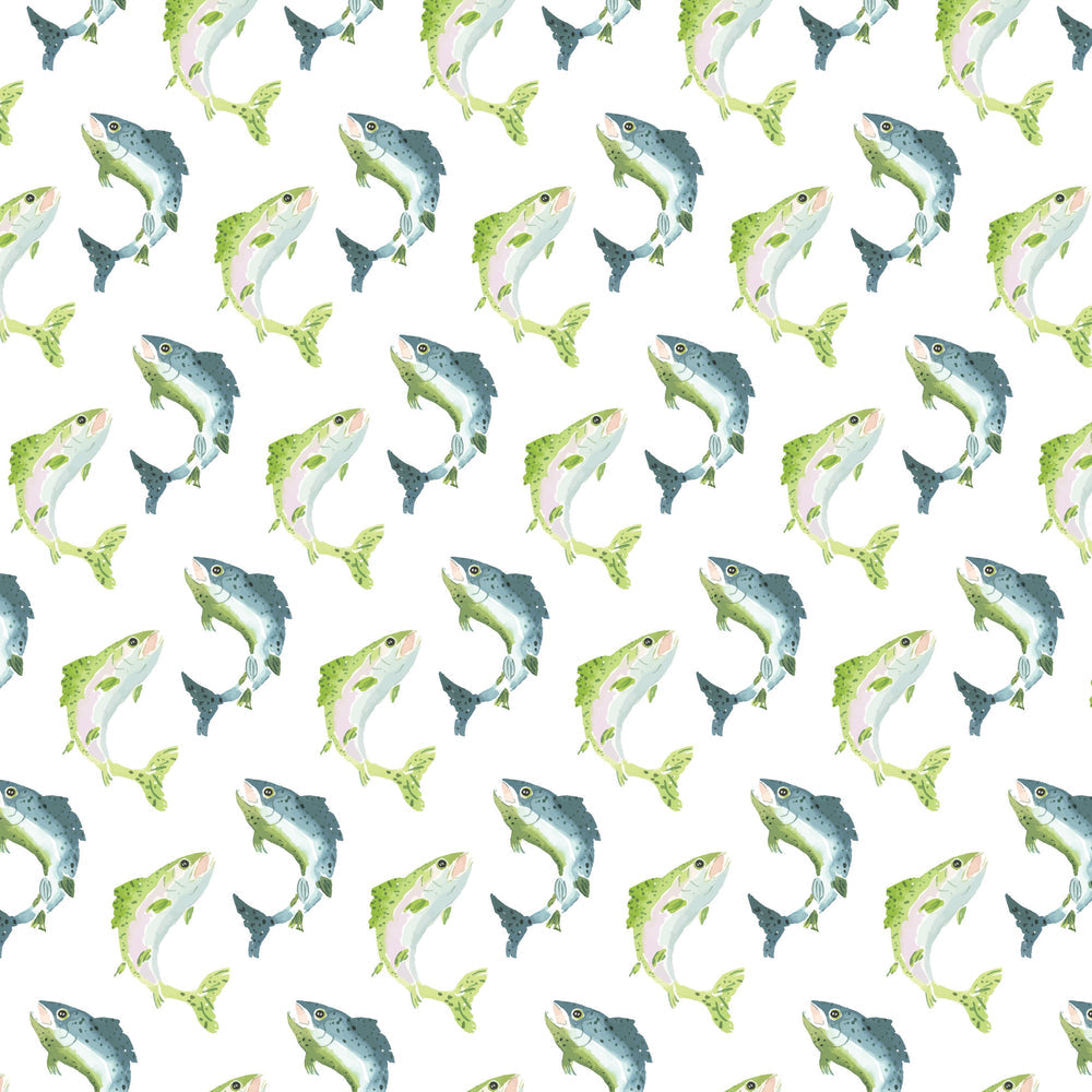 Lila and Hayes Charles Set, Jumping Trout